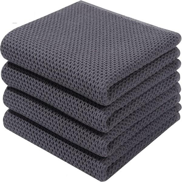 4 kpl puuvilla keittiö pyyhe Ultra Soft Magic Cleaning Cleaning Immu puhdistus rätit