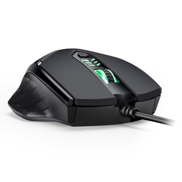 Silence Klikk Kablet Gaming Mus 6 knapper USB Demp LED Optisk kabel Ergonomisk Datamaskin mus