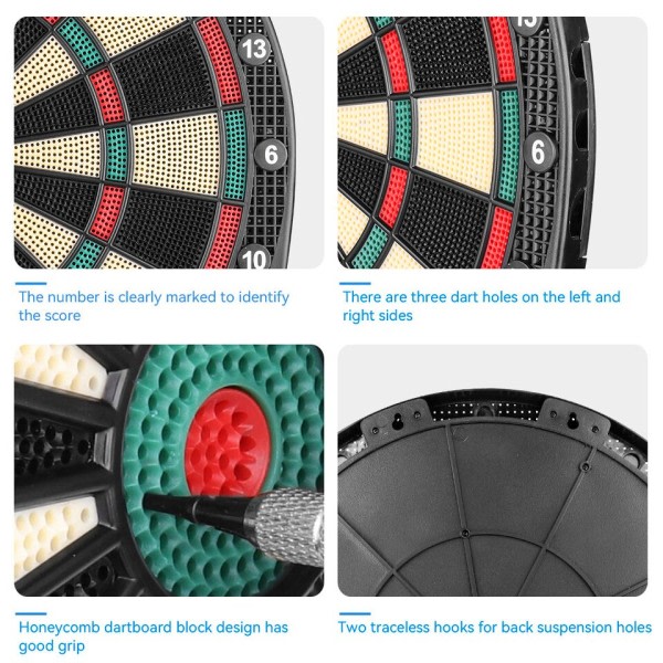 Elektronisk Dart tavla set med LED,32Games och Multi player play