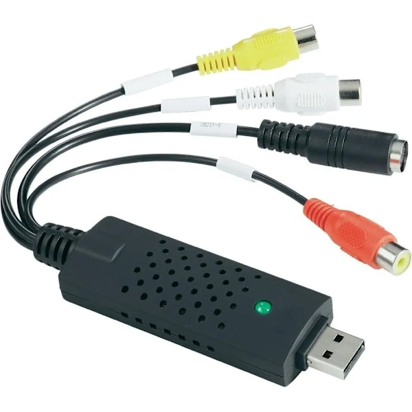 USB 2.0 Video Ljud Konverterare Capture Card Easy Cap Video Audio Converter TV DVD VHS Audio Capture Adapter Card