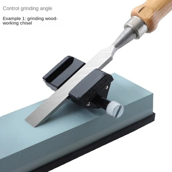 Meisel Honing Vinkel Guide Karbon Stål Sliper Kniv Sliper Blade for Tre Meisel Projeksjon Sliper