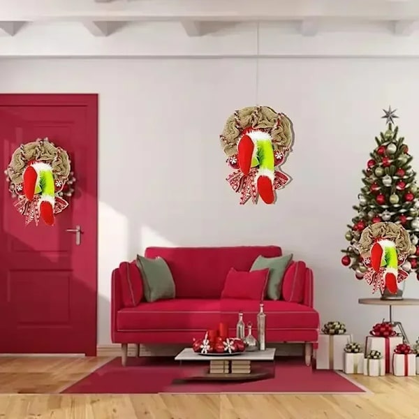 Jul pynt julenissen tyv alv vindu dør pynt hengende pynt