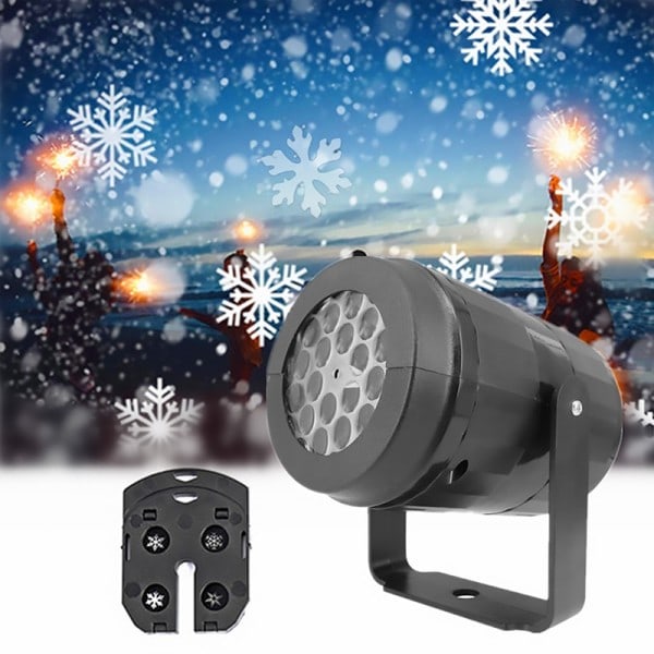 Jul fest ljus snöflinga projektor ljus led scen ljus