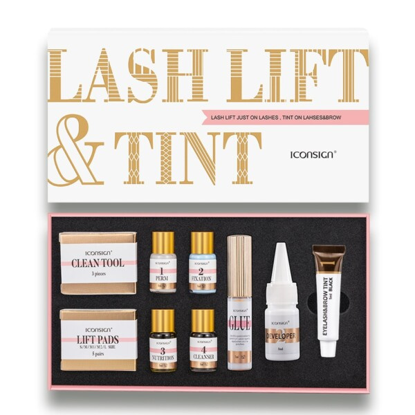Ögonfrans Ögonbryn Färg Tint Kit Professionell fransar lyft ögonbryn färgning mascara makeup
