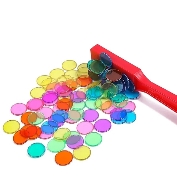 Magnetisk Färgglad Chips Fysik Science Magnetic Stick Troll Set