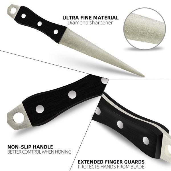 Diamant kniv sliber kniv slibning stål buet overflade slibning sten