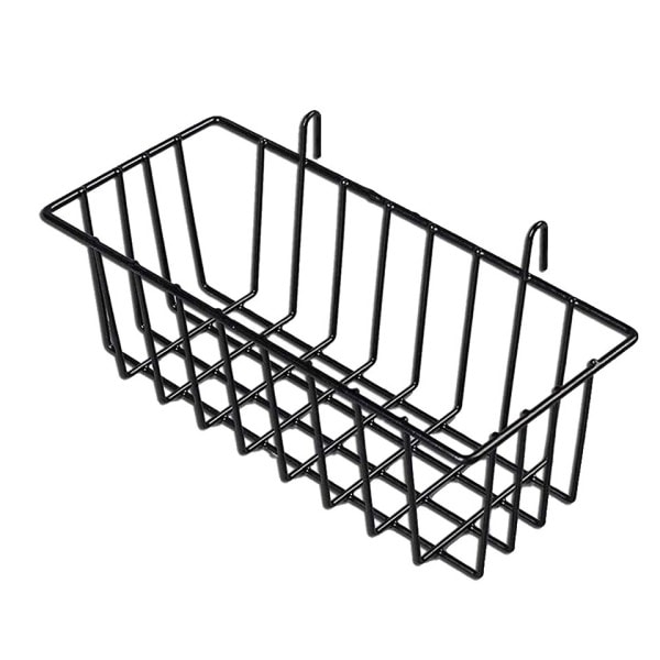 23 cm Metal Dekorativ Opbevaring Kurv Gitter Blomster Kryde Hængende hylde