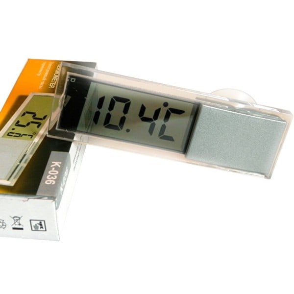 LCD Digital Termometer Auto Fönster Utomhus Energibesparande Mätare Smart Digital Display Temperatur