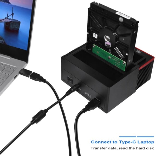 Hard Drev Docking Station Hard Disk Indkapsling HDD SSD Ekstern HD Kort Læser USB Hub