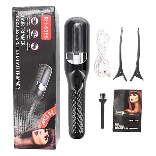 Professionell Split Endar Hår Trimmer Torr Skadad Remover Automatisk Trim Delad