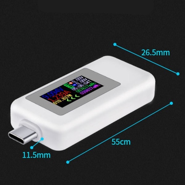 10 in 1 USB Testeri DC digitaalinen volttimittari ampeerimittari virta jännite mittari ampeeri voltti ampeerimittari ilmaisin