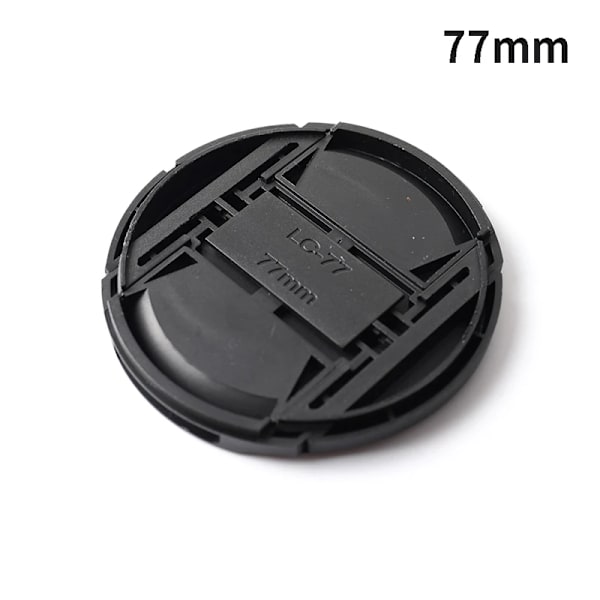 Kamera Lens Cap Høj kvalitet 77mm Snap On Forside Lens Cap