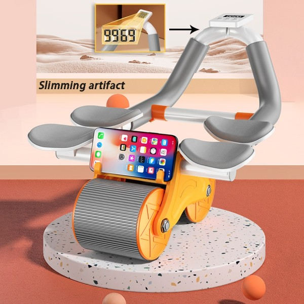 Vatsan vahvistus pyörä laite automaatti rebound fitness rulla laihdutus vatsa kunto laitteet