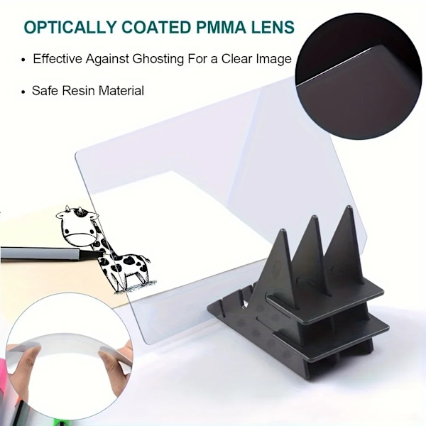Optisk Clear Ritning Tavla, Portable Optical Tracing Board
