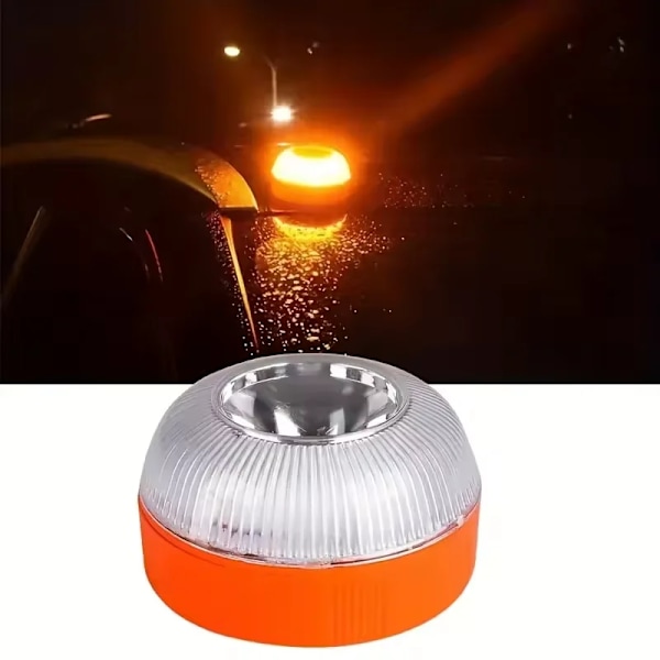 LED bil nødlys med magnetisk induktion