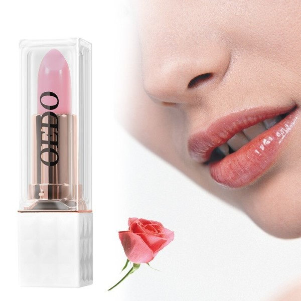 Rose Närande Färgglada Läppar Balm Anti Åldrande Frysskydd Anti-narviga Smink Ansikte Hud vård