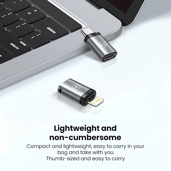 USB C Adapter Typ C to Lightning Kvinna Omvandlare