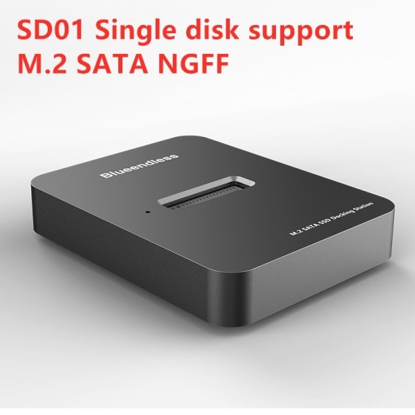 Dual bay SSD m.2 case usb 3.1 PCIe NVME with M Key/B&M Key SSD enclosure Solid Disk case ssd docking station