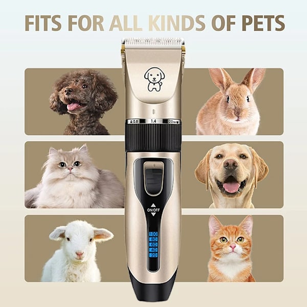 Hund Clipper Hund Hår Clippers Grooming Hårklippning Trimmer Rakapparat Set