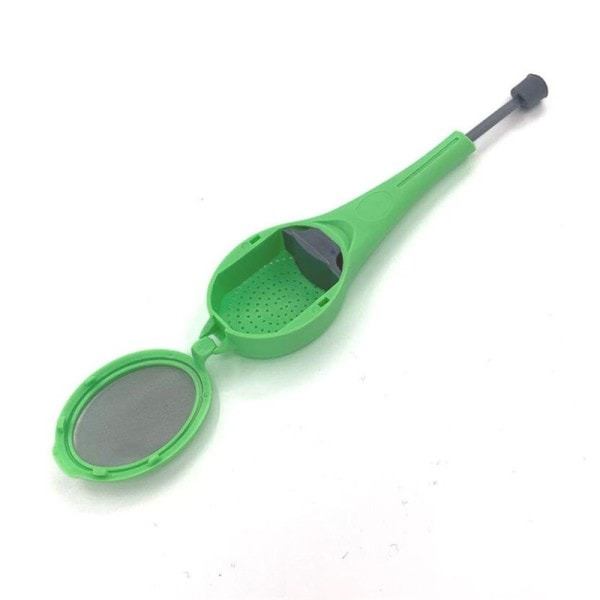 Te Infuser Inbyggd Plunger Hälsosam Intens Smak Återanvändbar Te påse Plast