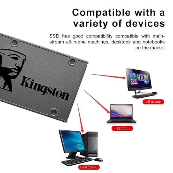 SSD Intern Solid Drive A400 960GB 480GB 240GB 2,5 tum