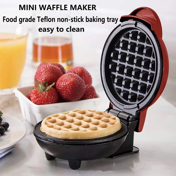 Multifunktion Paj Stopp Plug Driv Waffle Maker Dubbelsidig Värme Frukost Roaster