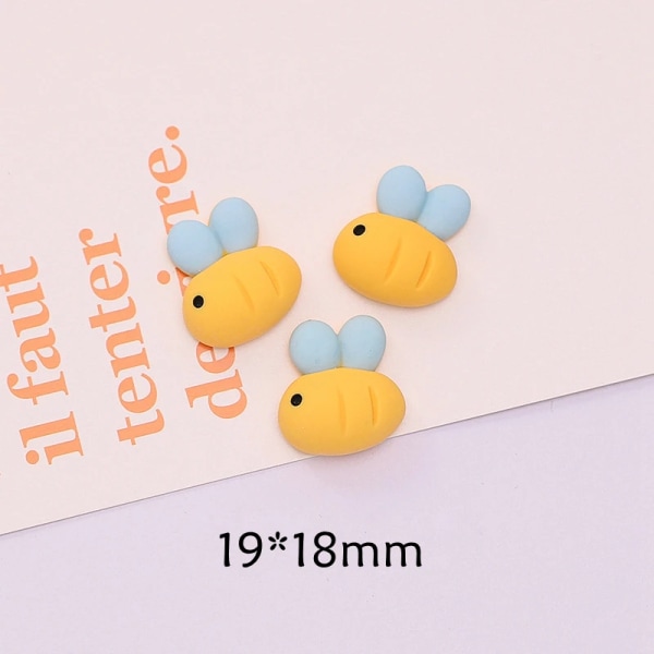 10 stykker Ny Disney Sød Tegnefilm Winnie Bear Serie Harpiks Cabochon Scrapbooking DIY Smykker Hårnål