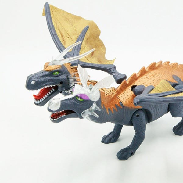 Jurassic alder Dinosaurer Elektrisk dobbelt drage vinger flapper lys musik simulering Dyremodel
