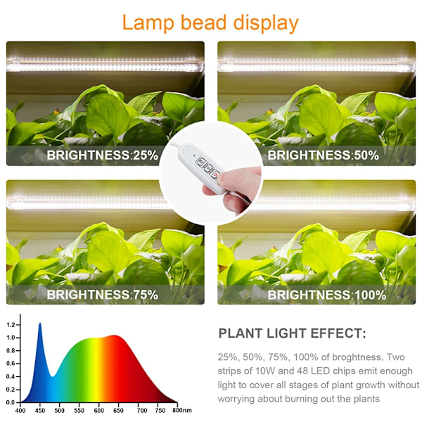 Inomhus LED Grow Light USB Timer Phyto Lampa Phytolamps Full Spectrum Hydroponics Growing Lamps