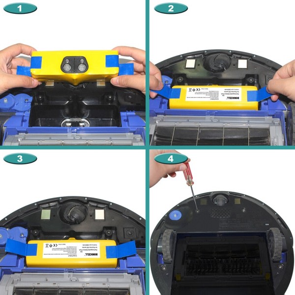 14,4V 5000mAh til iRobot Roomba 500 Støvsuger Batteri 600 700 800 785 530 560 650 630 14,4 V Udskiftning batterier