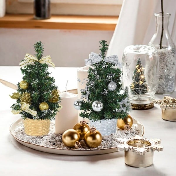 Jul træ med bær jul skrivebord pynt til hjem julefest gave børn