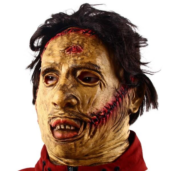 Texas Kædesav Massacre Læderansigt Maske Halloween Rædsel Fancy Kjole Fest Cosplay Latex masker