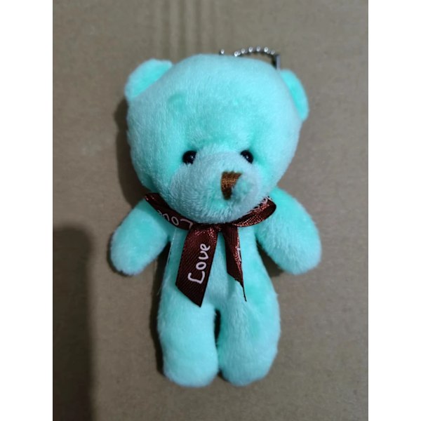 10 stykker Sød Mini bamse bjørn Plys legetøj dukke vedhæng Blød Fyld bamse bjørn Nøglering Fødselsdag jule gaver