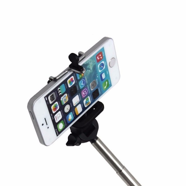 Utdragbar Handhållen  Selfie Stick Monopod + Mount Adapter