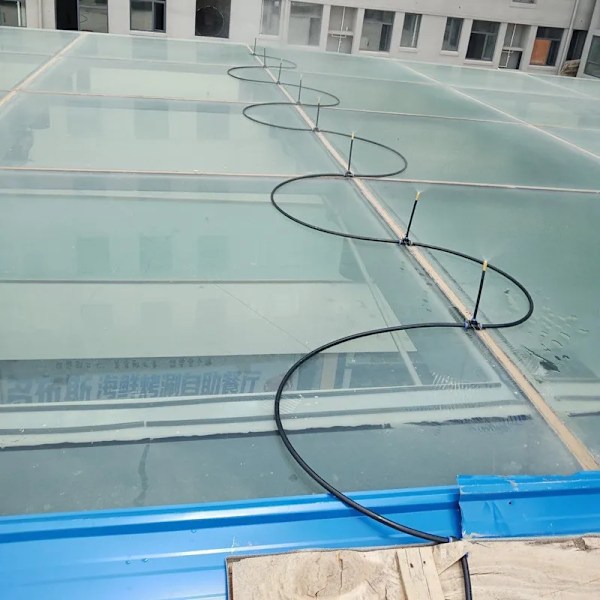 15 meter universell atomisering sprinkler automatisk vattning kit 5M/10M med 20cm roterande koppar munstycke balkong regnskog spray