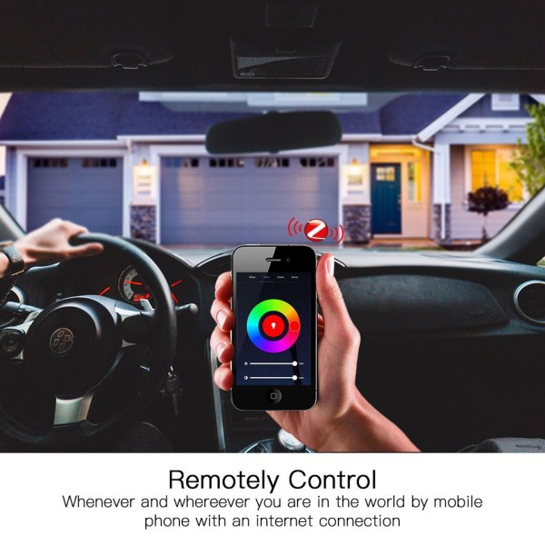Smart LED Pærer RGB C+W Hvit 4,7W Dimbare Lamper Smart Life APP  Kontroll Lys