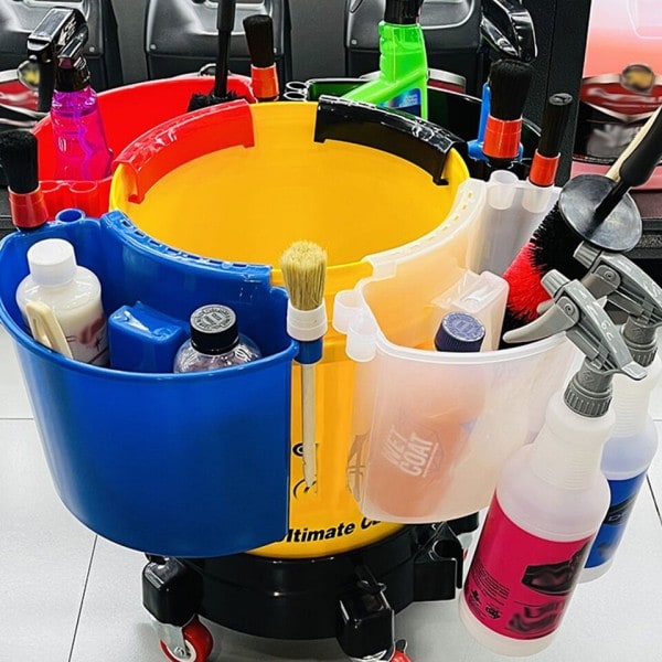 Universal Spand Arrangør Bil Detaljer Værktøj Håndklæder Børster Mitt Hurtig Nem Opbevaring Kits