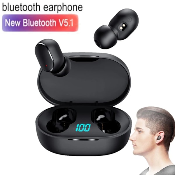 TWS langattomat kuulokkeet Bluetooth nappikuulokkeet ohjaus urheilu kuulokkeet vedenpitävä mikrofoni