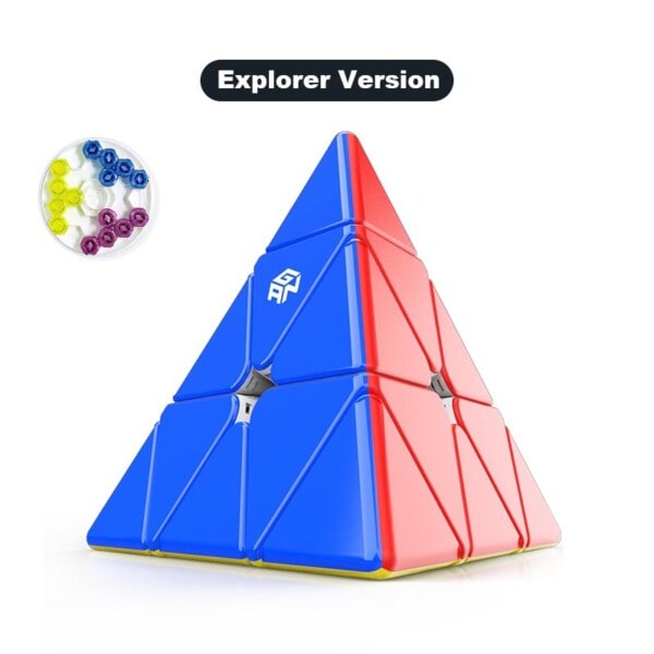 GAN pyramidi M parannettu ydin asemointi GES+ magneettinen 3x3x3 nopeus kuutio pyraminxes 3x3 taika kuutio palapeli