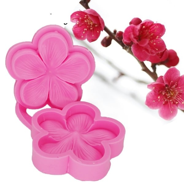 Luumu kukka Sugarcraft silikoni muotti kukka fondantti home
