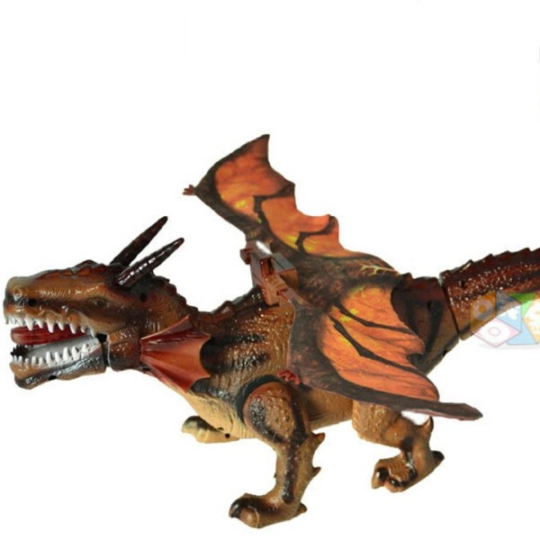Elektriske dinosaurer modeller gå brøl svingende vinger mystisk drage legetøj til børn børn legetøj