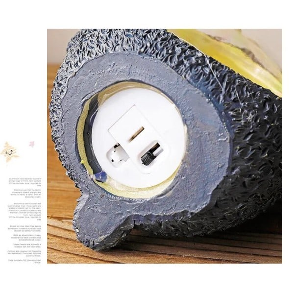 Anime Min Nabo Totoro Figurer Modell Leketøy LED Natt Lys Soverom Ornament
