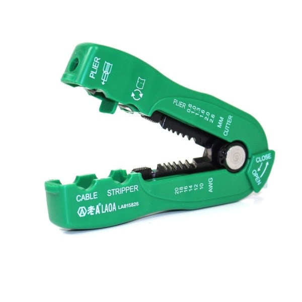 Multifunksjon wire kutter kabel stripper line wire stripping crimp verktøy mini bærbart hånd verktøy