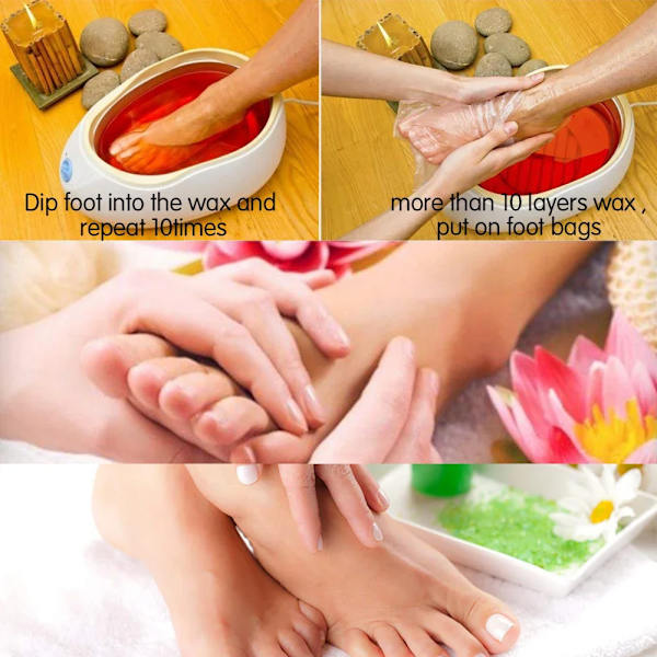 100 kpl Transprent Kertakäyttö jalka laukut Detox SPA suojat PE muovi jalka kalvo estää tartuntoja halkeilevat jalat hoito jalkahoito työkalut