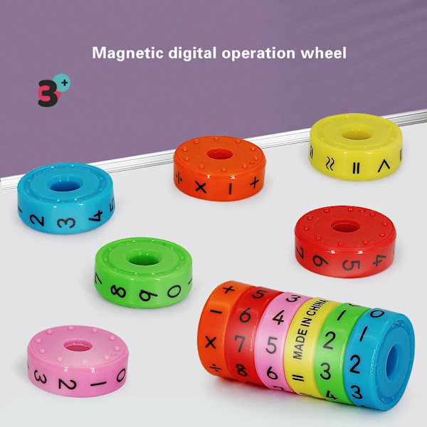 Børn Magnetisk Matematik Digital Læring Pædagogisk Legetøj Magic Intelligens Aritmetik Matematik Puslespil Terning For børn