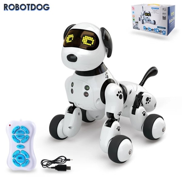 Intelligent Robot Hund Trådlös Fjärrkontroll Kontroll Talande Smart Elektronisk Husdjur Hund leksaker