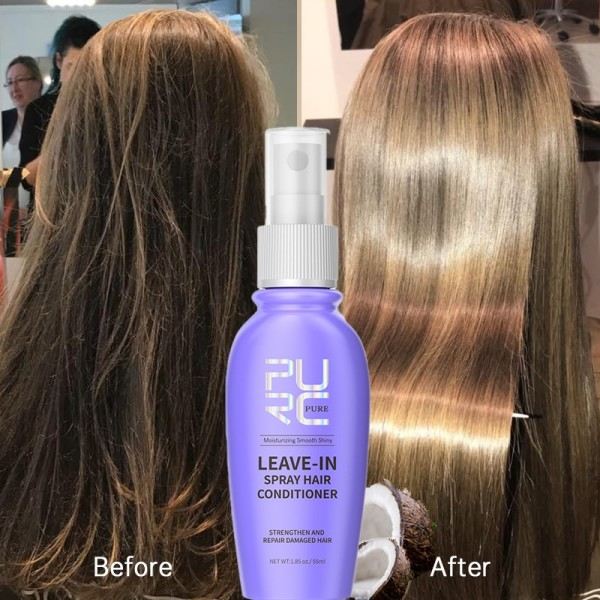 Hår olie balsam kokosnød olie hår udglatning reparation behandling efter shampoo
