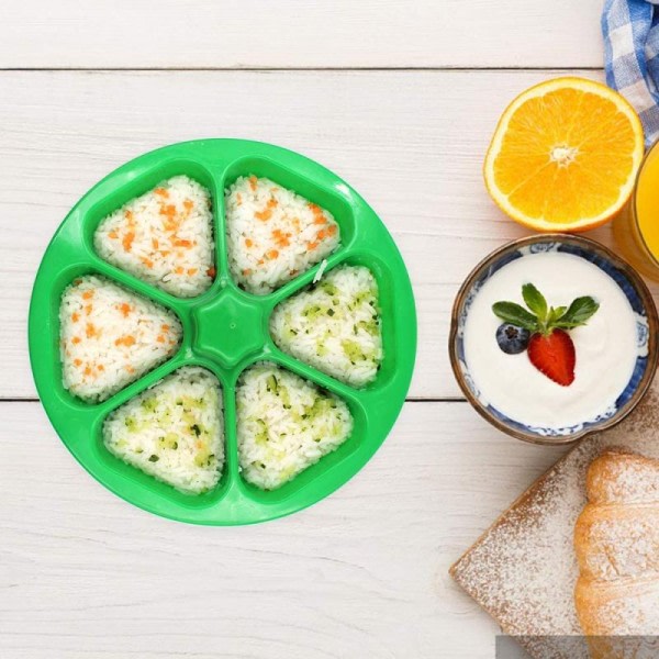 DIY Sushi Mögel Onigiri Ris Ball Mat Press Triangulär Sushi Maker Mögel Sushi Kit Japansk Kök Verktyg