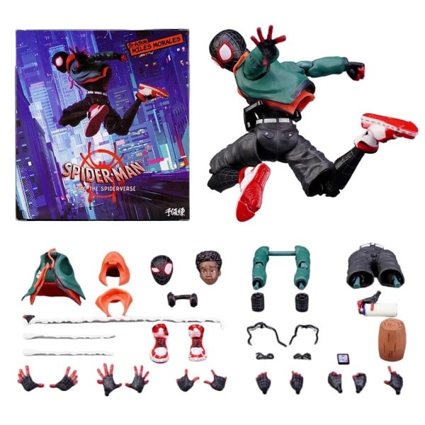 Anime Spider-Man Spider Verse Peter Parker Figurine