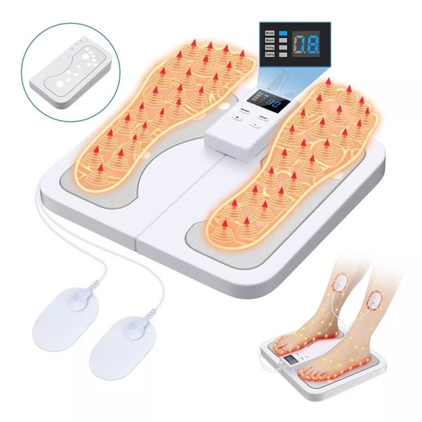 Fod Cirkulation EMS & TENS Nerve Muskel Massager Elektrisk Fod stimulator Forbedrer Cirkulation